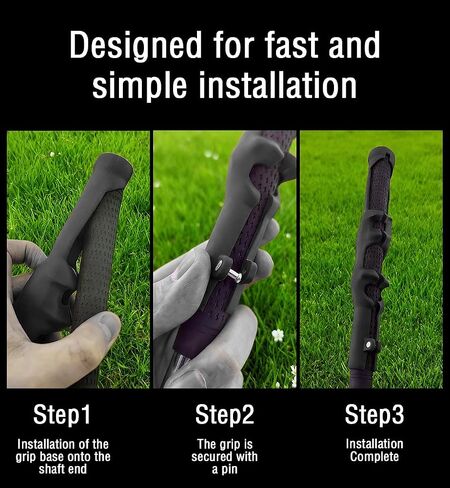 Rubber Golf Grip Trainer for Correct Hand Position | Golf Training Aid to Enhance Grip Strength & Swing Precision,Golf Accessories for Men Women , Ideal Golfs Gifts for Him or Her in Saudi Arabia