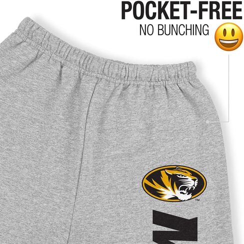 Official Collegiate NCAA Jogger Sweatpants Unisex for Men & Women Collegiate Name Athletic Heather Collection in Saudi Arabia