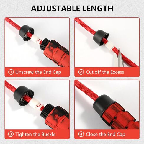 Weighted Jump Rope Nylon Adjustable - Tangle-Free Jump Rope for Women, Men, Kids, and Adults with Foam Handle, Rapid Speed with Ball Bearings, 360° Rotation Jumprope for Exercise, Fitness and Training in Saudi Arabia