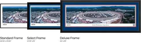 North Wilkesboro Speedway - بساط مزدوج مقاس 44 × 18 بوصة، صورة NASCAR ذات إطار فاخر من Blakeway Panoramas in Saudi Arabia