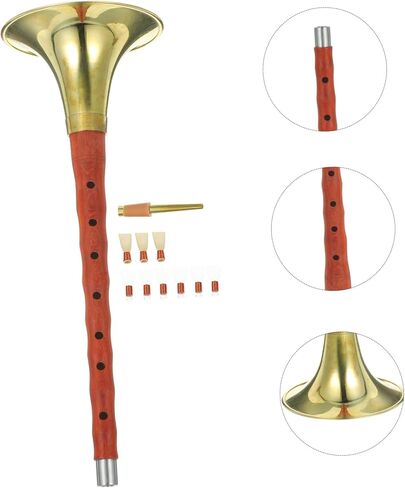 Beginner d Key Suona Wind Instrument Ethnic Chinese Suona with Sound Random Color for Musicians Durable Red Flower in Kuwait