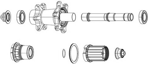 مجموعة SRAM Zipp Spring and Pawl - ZR1 in Saudi Arabia
