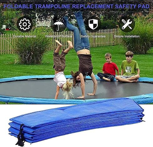 Trampoline Surround Pad Outdoor Trampoline Safety Mat, Spring Cover, UV Resistant, Ripstop Edge Protection, in Saudi Arabia