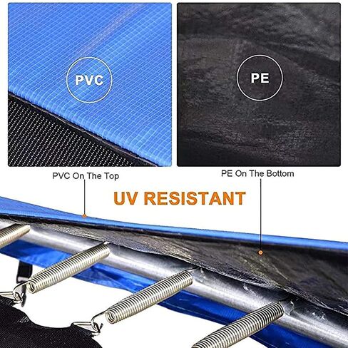 Trampoline Surround Pad Outdoor Trampoline Safety Mat, Spring Cover, UV Resistant, Ripstop Edge Protection, in Saudi Arabia