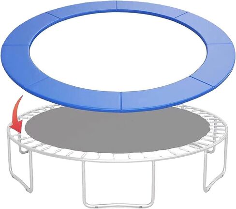 Trampoline Surround Pad Outdoor Trampoline Safety Mat, Round Spring Waterproof Protection Cover Pad for Kids Adult/Garden Workout Protection in Saudi Arabia