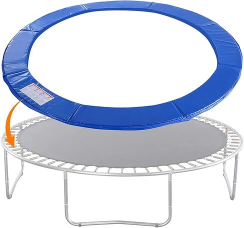 Trampoline Surround Pad Outdoor Trampoline Replacement Cover Bounce Safety Mat Round Trampoline, Tear Resistant Edge Protector Pad Waterproof Trampoline Accessories in Saudi Arabia