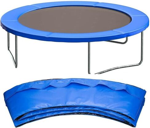 Trampoline Surround Pad Outdoor Trampoline Safety Mat, Round Trampoline Protector Pad Waterproof and UV Resistant Foldable Trampoline Edge Cover in Saudi Arabia