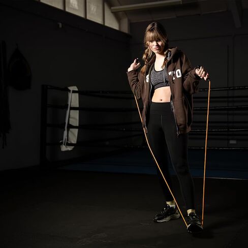 Jump Ropes for Men Women Kid, 5mm PVC Jumprope With Shatterproof Handles, 2 Ropes, Hererope Adjustable Skipping Rope Design for Speed, Boxing, Cardio and Endurance Training, Workout in Saudi Arabia