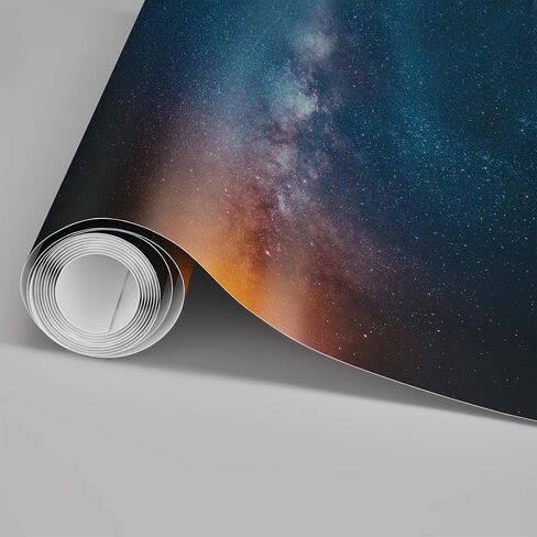 SIGNFORD Wall Mural Galaxy Removable Wallpaper Wall Sticker for Bedroom Living Room - 100x144 inches in Saudi Arabia