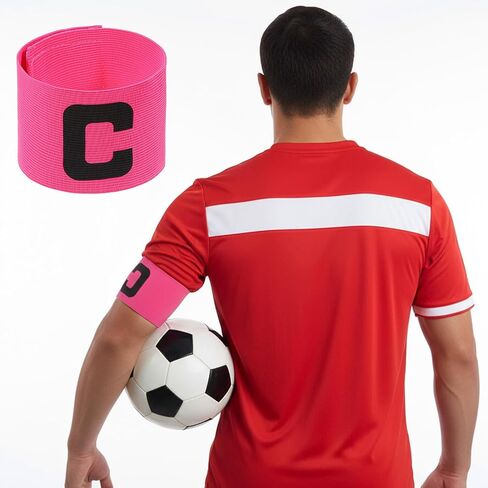 4Pcs Captain Armbands, Captain Armbands for Soccer, Football Arm Bands Nylon Elastic Protective Arm Badge Captains Arms Bands for Soccer Youth for Basketball Volleyball Team in Saudi Arabia