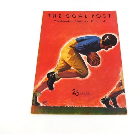 1937 Washington State at UCLA College Football Program 10-23-37 - College Programs in Saudi Arabia