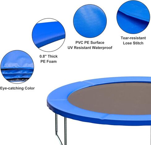 Outdoor Trampoline Accessories Replacement Trampoline Pad, Trampoline Replacement Safety Pad Waterproof Trampoline Accessories Spring Cover Cover Padding Pads in Saudi Arabia