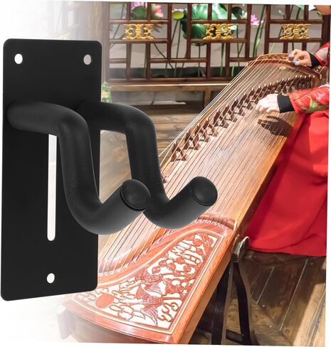BESPORTBLE 2 قطعة Guzheng حامل تثبيت على الحائط بتصميم أفقي جدار Guzheng شماعات حامل للعرض الأنيق in Saudi Arabia
