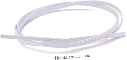 Sosoport White Guitar Binding Strips for Classical Acoustic Guitar Ukulele Premium Purfling Material for Guitar Makers for Acoustic Projects in Saudi Arabia