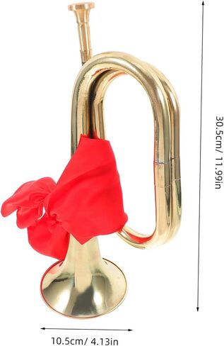 Totority Metal Bugle Trumpet Horn Music Instrument for Beginners Stage Performance Trumpet in Saudi Arabia