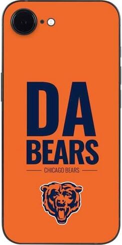 Skinit Decal Phone Skin Compatible with iPhone 16e - Officially Licensed NFL Chicago Bears - Alternate Distressed Design in Saudi Arabia
