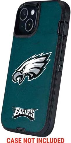 Skinit Decal Phone Skin Compatible with OtterBox Defender iPhone 13 - Officially Licensed NFL Philadelphia Eagles Distressed Design in Saudi Arabia