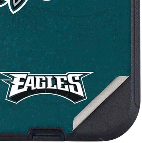 Skinit Decal Phone Skin Compatible with OtterBox Defender iPhone 13 - Officially Licensed NFL Philadelphia Eagles Distressed Design in Saudi Arabia