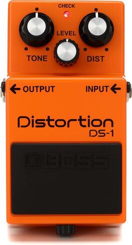 Boss DS-1 Distortion Pedal + Ernie Ball 2221 Regular Slinky Nickel Wound Electric Guitar Strings - .010-.046 Value Bundl in Saudi Arabia