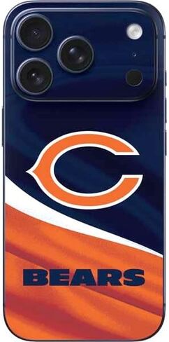 Skinit Decal Phone Skin Compatible with iPhone 17 Pro Max - Officially Licensed NFL Chicago Bears Design in Saudi Arabia