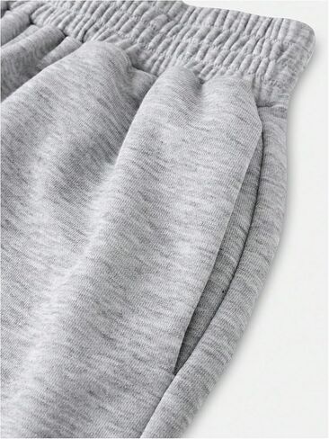 SHENHE Girl's Elastic Waist Wide Leg Sweatpants Athletic Sports Baggy Pants Trousers with Pockets in Saudi Arabia
