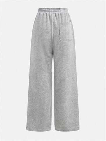 SHENHE Girl's Elastic Waist Wide Leg Sweatpants Athletic Sports Baggy Pants Trousers with Pockets in Saudi Arabia