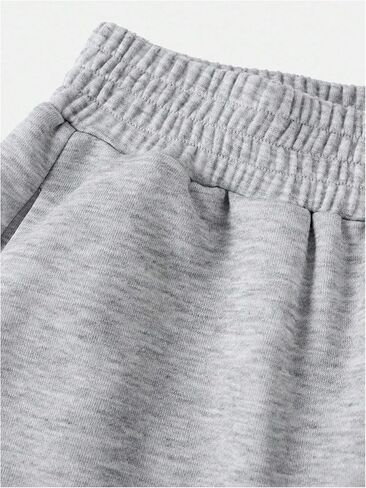 SHENHE Girl's Elastic Waist Wide Leg Sweatpants Athletic Sports Baggy Pants Trousers with Pockets in Saudi Arabia
