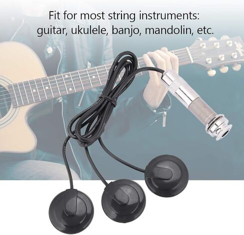 Acoustic Guitar Pickup Piezo Transducer, Acoustic Guitar Pickup Piezo Transducer, Guitar Pickup 6.35Mm Pickup Piezo, Guitar Piezo Transducer in Saudi Arabia