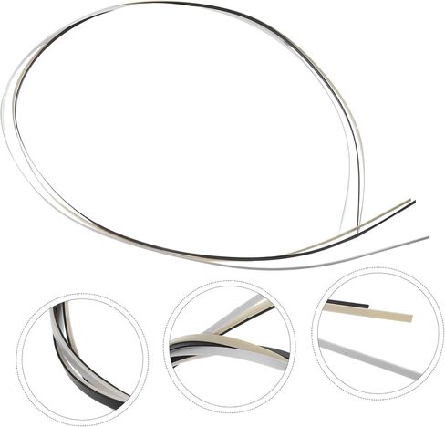 Yardwe 3Pcs Guitar Binding Purfling Strips Durable Abs Material Decorative Guitar Parts for Luthiers Enhance Your Guitar Style Protection for Electric Acoustic Guitars in Saudi Arabia
