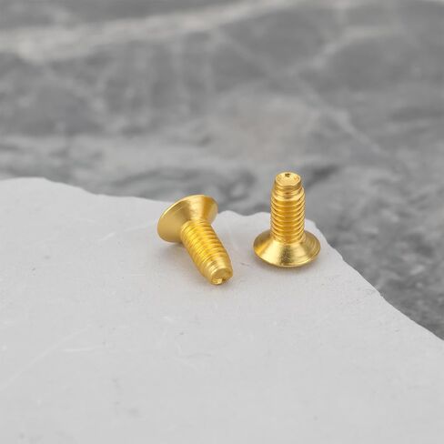 eMagTech 20 Pcs Electric Guitar Switch Screws 3mm Thread for 3/5-Way Selector Switch Compatible with Stratocaster Compatible with Telecaster, Gold in Kuwait