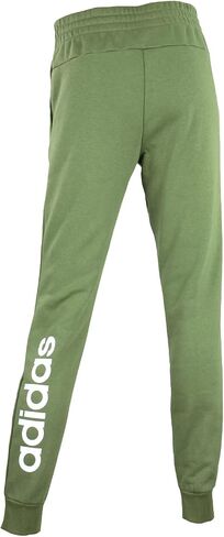 adidas Women's Tapered Fleece Pant, Focus Olive/White in Saudi Arabia