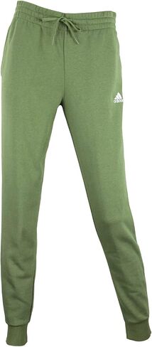 adidas Women's Tapered Fleece Pant, Focus Olive/White in Saudi Arabia