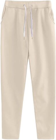 Sweat Pants for Women High Waist Straight Leg Sweatpants Cotton Soft Lightweight Casual Yoga Athletic Joggers in Saudi Arabia