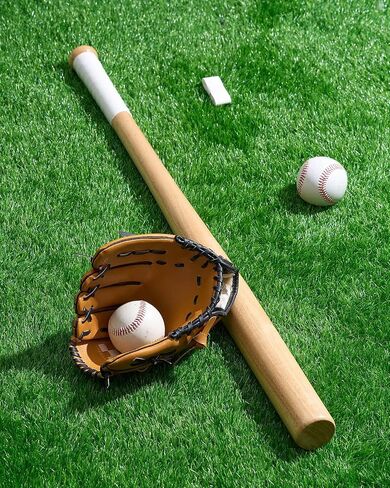 مضرب تدريب بيسبول خشبي مقاس 36 بوصة من Fungo بوزن 38.8 أونصة للمدربين مع شريط قبضة أبيض للهدايا الرياضية in Saudi Arabia
