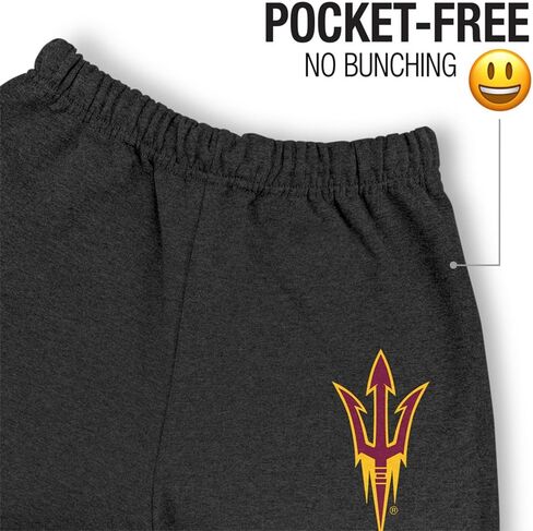 Official Collegiate NCAA Jogger Sweatpants Unisex for Men & Women Collegiate Team Logo Charcoal Heather Collection in Saudi Arabia