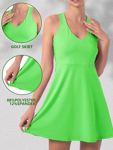 Women’s Workout Summer Romper Suspenders Dress Sports for Tennis Golf Outdoor Activities Vacation in Saudi Arabia