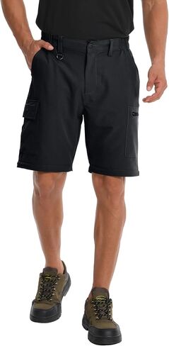 Mens Hiking Pants Convertible Quick Dry Zip Off Tactical Cargo Pants Water Resistant Lightweight Outdoor Pants with 6 Pockets in Saudi Arabia