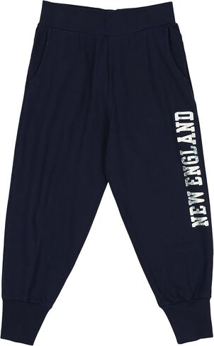 Outerstuff New England Patriots NFL Girls' Youth Diamond Cut Lounge Joggers, Navy in Saudi Arabia