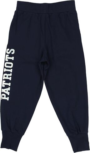 Outerstuff New England Patriots NFL Girls' Youth Diamond Cut Lounge Joggers, Navy in Saudi Arabia