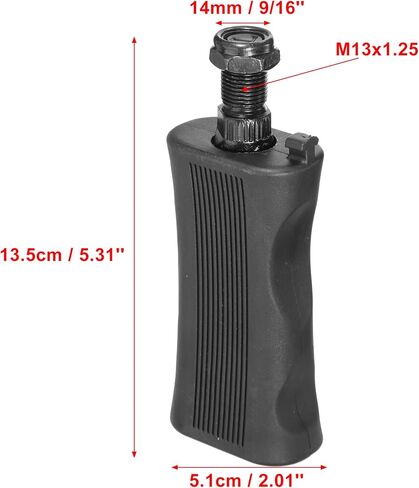 X AUTOHAUX 1 Pair Exercise Bike Pedals with Straps 9/16 Inch Spindle Cycling Parts 14mm Spindle Black in Saudi Arabia
