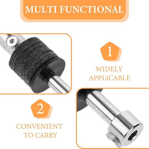 BESPORTBLE 1set Cymbal Arm Mount Holder for Snare Drum Drum Accessories Felt and Construction Easy Installation and for All Performance Needs in Saudi Arabia