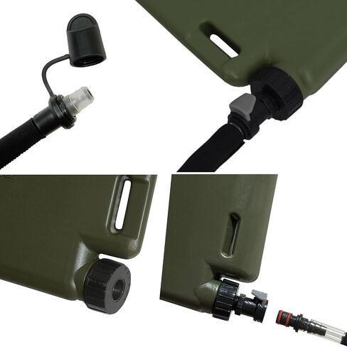 1.75L MOLLE Hydration Pack Water Panel for Vest Leakproof Valve and Detachable Reservoir in Saudi Arabia