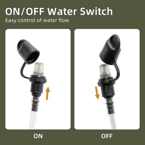 1.75L MOLLE Hydration Pack Water Panel for Vest Leakproof Valve and Detachable Reservoir in Saudi Arabia