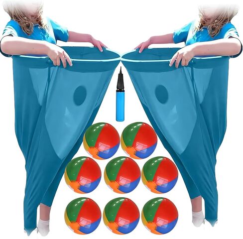 Granny Pants Party Rush! Giant Pants Outdoor Game & Granny Pants Yard Game with Bouncy Balls & Pump - Fun Outdoor Games, Giant Yard Games, Party Games for Kids, Family Reunions & Group Activities in Saudi Arabia