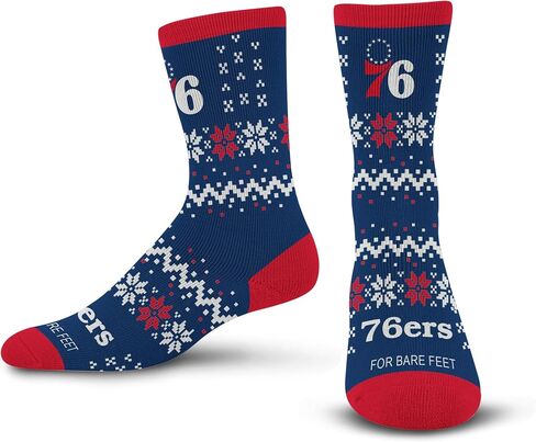 For Bare Feet Team Sweater Crew Sock NBA Large in Saudi Arabia