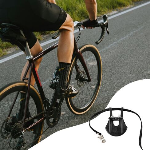 1 Pair of Bicycle Pedals with Toe Clips and Straps, Bicycle Pedal Foot Covers, Universal Replacement Parts for Mountain Bikes and Road Bikes. in Saudi Arabia