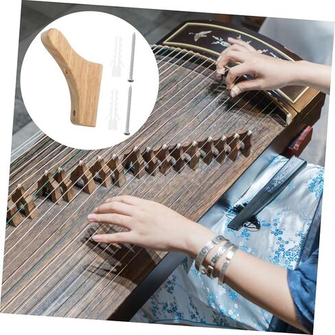Guzheng Holder Wall Mount Wooden Wall Hanger Solid Wood Stand for Display in Saudi Arabia