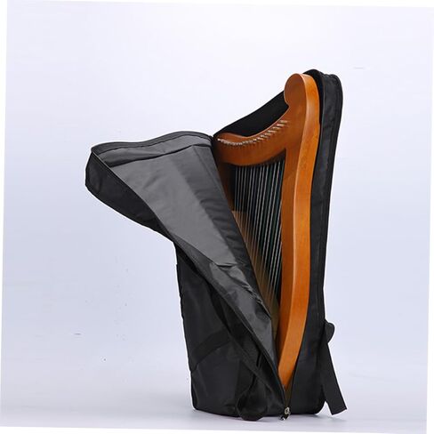 BESPORTBLE Thickened Lyre Harp Carrying Bag for 19-String Instruments Portable Zipper Pouch Non-Slip Design for Beginners and Travel in Saudi Arabia
