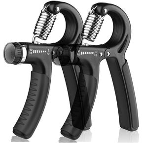 2 Pack Grip Strength Trainer,Hand Grip Exerciser Strengthener with Adjustable Resistance 11-132 Lbs (5-60kg), Forearm Strengthener, Hand Exerciser for Musicians Athletes and Injury Recover in Saudi Arabia