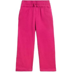 Mightly Girls' Cozy Wide Leg Pants | Organic Cotton Soft Fleece Sweatpants, Comfy Stretch Waistband, Fair Trade Certified in Saudi Arabia